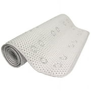 Zenna Home 36 in. L x 17 in. W White PVC Foam Bath Mat
