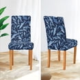 thumbnail image 3 of Yayeee 2 Pack Dining Chair Covers Stretch Parson Chairs Slipcovers Seat Protector, Watercolor Shark Pattern, 3 of 6