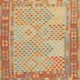 thumbnail image 1 of Ahgly Company Machine Washable Indoor Square Contemporary Papaya Orange Area Rugs, 7' Square, 1 of 7