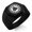 Black, variant on Stainless Steel Triskelion Triple Horn of Odin Viking Engraved Hexagon Crest Flat Top Biker Style Polished Ring