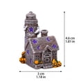 thumbnail image 2 of Resin Village Ornament, Haunted House Figurines Resin Halloween Mini Decor Props|Compact Resin Houses Build Spooky Mini Scenes for Terrariums,Fairy Gardens,Tiered Trays,Party Tables,Diy Crafts, C, 2 of 8