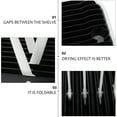 thumbnail image 5 of LOLIPPYY Foldable Bottle Drying Rack Organizer for Families, Black, Space-Saving Design Perfect for Back to School, 5 of 8
