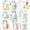 G-9G-clearacne, variant on tumgatte 9 Piece Stainless Steel Cookie Cutter Set Easter Chicken Cake Baking Molds Home and Kitchen
