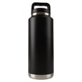 thumbnail image 1 of Botella de agua para gimnasio, botella de agua deportiva, botella deportiva portátil de acero inoxidable, botella deportiva negra optimizada para la excelencia, 1 of 8