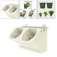 thumbnail image 1 of Caja Vertical con de jardín para jardinería exterior e interior perfecta para cultivar flores de hierbas y verduras invernadero - Beige CUTICAT Jardinera de pared, 1 of 7
