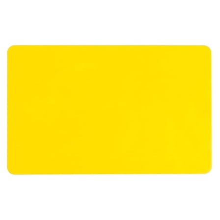 Pack of 100 Premium Graphic Quality Yellow PVC Cards CR80 30 Standard Credit Card SizeF