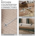 thumbnail image 3 of HOOWIFFY 6Ud Accesorios De Unión Para Encimeras En Acero Galvanizado Para Renovación De, 3 of 8