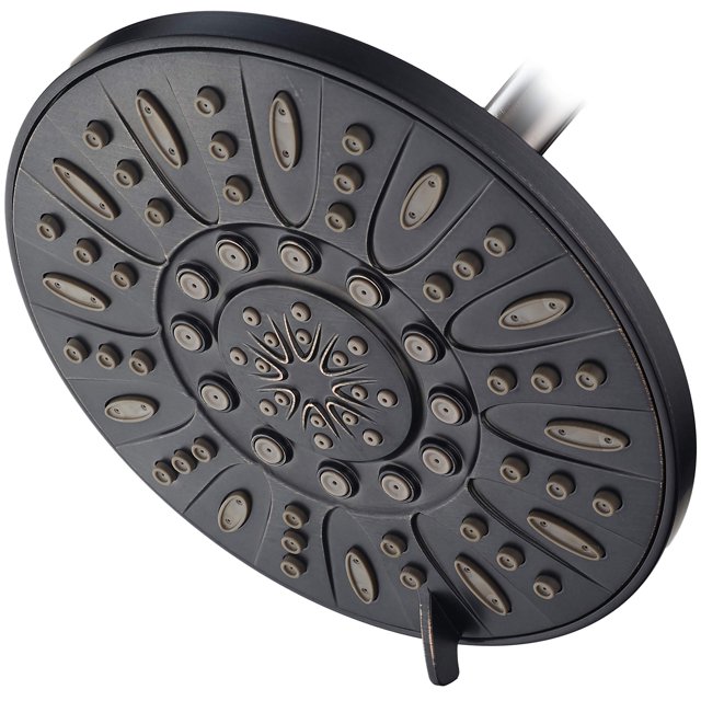Cabezal de ducha AquaDance, bronce frotado con aceite, alta presión 7 Rain