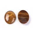 thumbnail image 2 of Natural Tiger Eye Cabochons Oval 40x30x8~8.5mm, 2 of 2