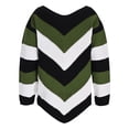 thumbnail image 5 of Kilaqueen Sweaters for Women Fashion Print Long Sleeve Crew Neck Knit Pullover Tops Casual Trendy Comfy Sweater, 5 of 7