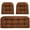 Coffee, variant on Eurhowing U-Shaped Tufted Cushion Set 3-Piece, Waterproof Wicker Rattan Sofa Cushion, High Resilience Foam Outdoor Patio Furniture Cushion for Settee, Chair, Bench, Coffee