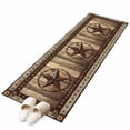 thumbnail image 2 of Texas Star Washable Area Rug 2 x 6 ft Farmhouse Country Star, Soft Non Slip Rugs Stain Repellent Indoor Felt Carpet for Living Dining Room Bedroom Home Office, 2 of 9