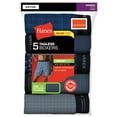 thumbnail image 4 of Hanes Big Man's Yarn-Dyed Plaid Boxer 5-Pack, 4 of 6