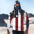 thumbnail image 1 of Viluyesy Mens Sun Shirt UV Protection with Face Mask, Printed Quick Dry Breathable Rash Guard Long Sleeve Shirt Navy L, 1 of 6