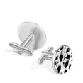 thumbnail image 3 of Print Stylish Men Cufflink for Dress Shirts, Made of Stainless Steel, for Formal Occasions, 3 of 6