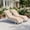 Beige, variant on BaPiPro All-Weather Outdoor Chaise Lounge Cushion, Secure-Tie Patio Recliner Cushion with Plush PP Cotton Support for Patio, Poolside & Balcony, Navy Blue