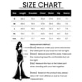 thumbnail image 5 of INSPIRE CHIC Women's Cocktail Dress Floral Embroidered Crewneck Fishtail Midi Formal Evening Dresses XL White, 5 of 5