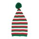 thumbnail image 1 of Gorro de punto navideño, gorro portátil, manualidades con pompones, gorro de crochet cálido para Rojo verde y blanco, 1 of 9