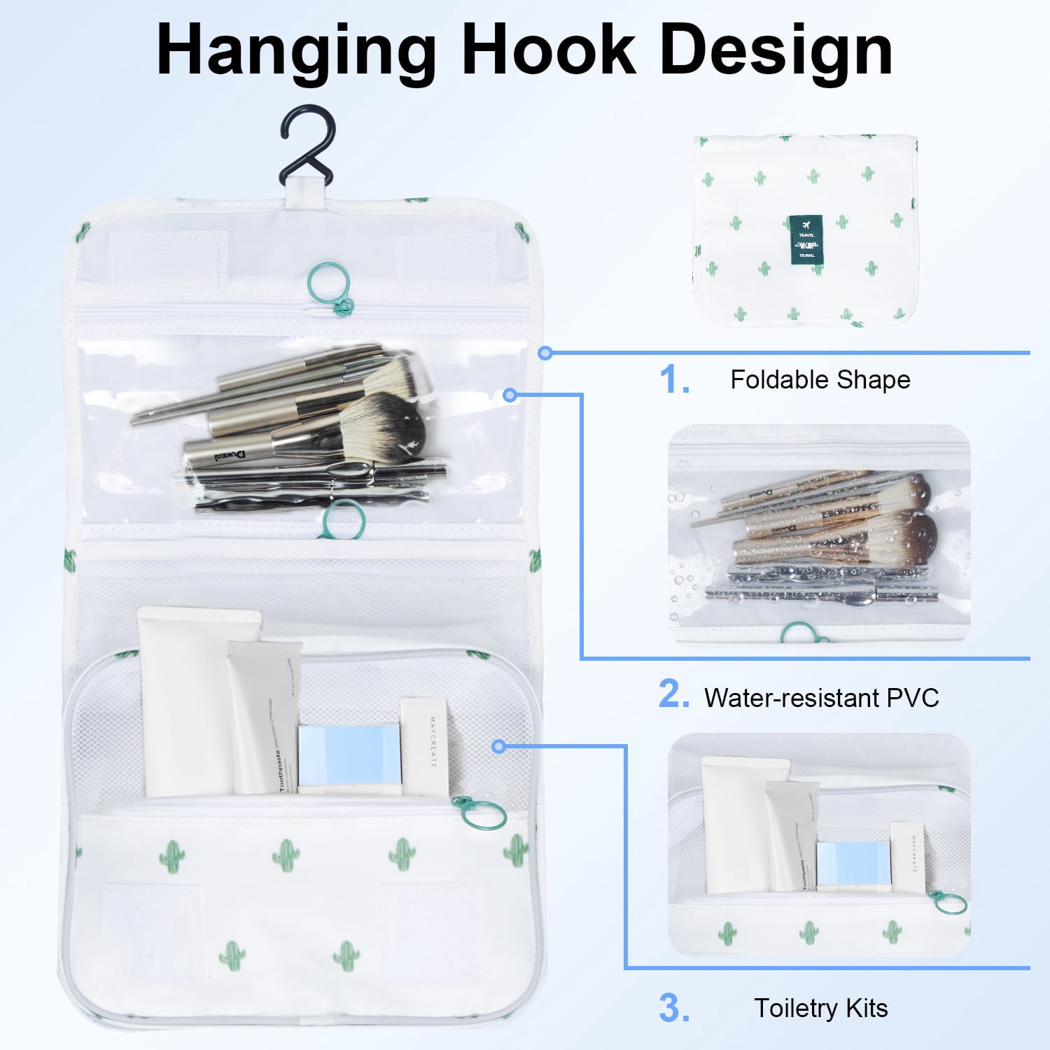 Packing Cubes for Travel,AILKIN 10 PCS,Compression Bags For Travel with Shoe&Hanging Toiletry Bag,Suitcase Travel Accessories Essentials Organizer Bags Packing Cubes for Luggage Compression,Cactus