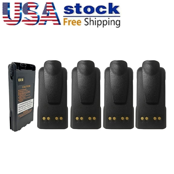 5Pack NNTN7335A 2600mAh Li-ion Battery For XTS1500 XTS2500 XTS2250 PR1500 MT1500 Radio