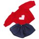 thumbnail image 3 of Lindo conejito de peluche, ropa, divertido y lindo suéter de peluche para niños, muñeco de peluche, accesorios de juego para vestir, 3 of 7