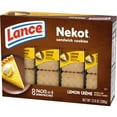 Lance Sandwich Cookies, Nekot Lemon Creme, 8 Individually Wrapped Packs