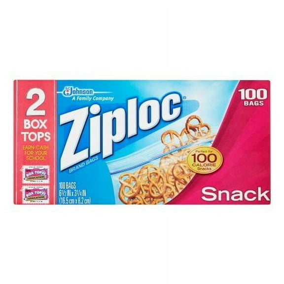 Ziploc® Brand Snack Bags, 90 Count