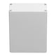 thumbnail image 1 of Caja de proyecto de aleación de aluminio, caja de instrumentos de bricolaje de color plateado mate integral para cableado de PCB, 22 x 74 x 110 mm, 1 of 12