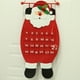 thumbnail image 2 of Bearachild Calendario de Adviento de fieltro, colgante de Navidad, colgante de Papá Noel DIY, percha numerada para puerta, decoración de dulces de Navidad Kits de decoración para fiestas Papá Noel Bearachild HA070295-01, 2 of 6