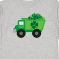 thumbnail image 4 of Inktastic St Patricks Day Irish Clover Dump Truck Childs Boys Long Sleeve Toddler T-Shirt, 4 of 5