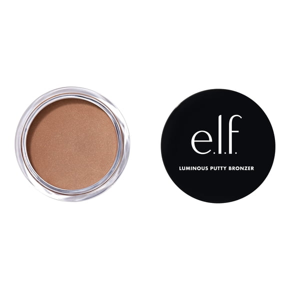 Bronzer e.l.f. Luminous Putty, ligera, vegana, excursión de un día