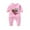 C-Pink, variant on Zwiiyzr Newborn Baby Clothes Romper for Kids Girls Boys Long Sleeve Valentine's Day Heart Print T-Shirt Jumpsuit Baby Boy Girl Clothing Gray