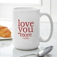 thumbnail image 6 of CafePress - Love You More. I Win. Mugs - 15 oz Ceramic Large White Novelty Mug, 6 of 6