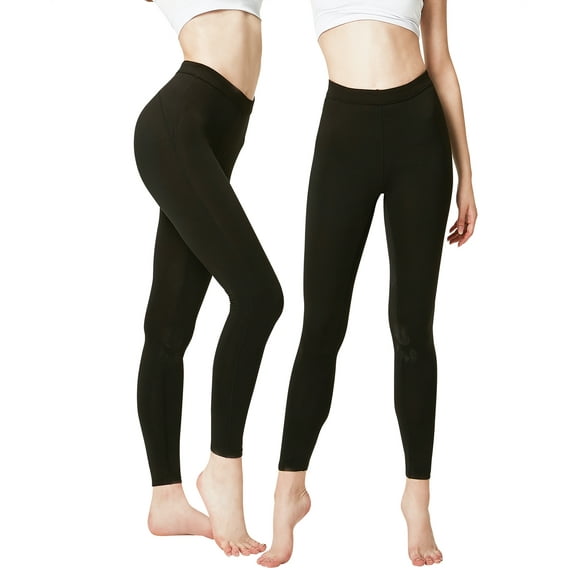 DevOps Thermal Long Johns Underwear Leggings Pants(Women's), Black