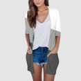 thumbnail image 2 of Long Sleeve Cardigan For Women Fall Open Front Cardigan With Pockets Casual Duster Lightweight Cardigan Sweater, 2 of 4