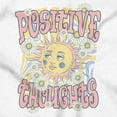 thumbnail image 2 of Boho Positive Thoughts Celestial Sun Girls Kids T Shirt Tees Teen Brisco Brands X, 2 of 5