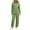 Green, variant on Women's 2-Piece Cowl Neck Tracksuit Hoodie and Jogger Pants Set with Drawstring and Pockets Casual Lounge Wear
