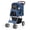 NAVYBLUE, variant on Hersunpl Pet Stroller, 4 Wheels Pet Strolling Cart for Medium/Small Dogs and Cats with Cup Holder All-Season Pet Carrier-Blue