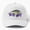 White, variant on Bite Me Fishing Lure Baseball Hat, Purple Chartreuse Tiger Pattern Angler Design, Classic Cap