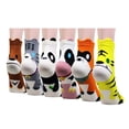 thumbnail image 2 of Women's Cute Art Cartoon Colorful Casual Crew Cotton Animal Socks, 2 of 3