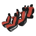 thumbnail image 1 of For 2021-2024 Toyota Sienna FH Group Neoprene Custom Fit Waterproof Car Seat Covers  - Red Full Set, 1 of 10