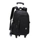 thumbnail image 3 of Mochila con ruedas, maleta con ruedas, portátil, multifuncional, extraíble, para ordenador, mochila con ruedas para portátil, para acampar , negras 6 ruedas negras, 3 of 7