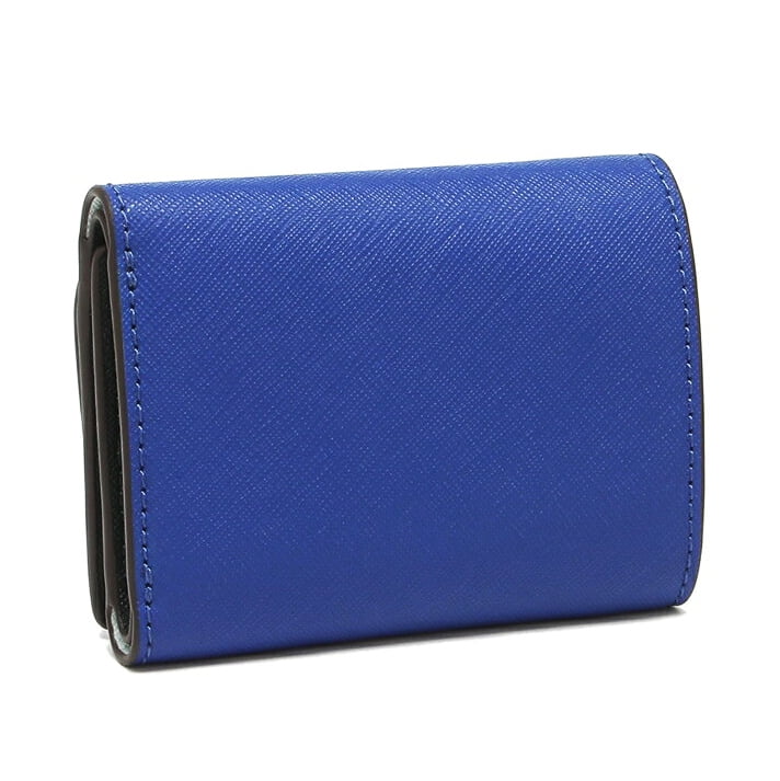 折りたたみ財布 Tory Burch Leather wallet 'Emerson' light blue Tory Burch Women's Emerson Saffiano Leather Micro Wallet