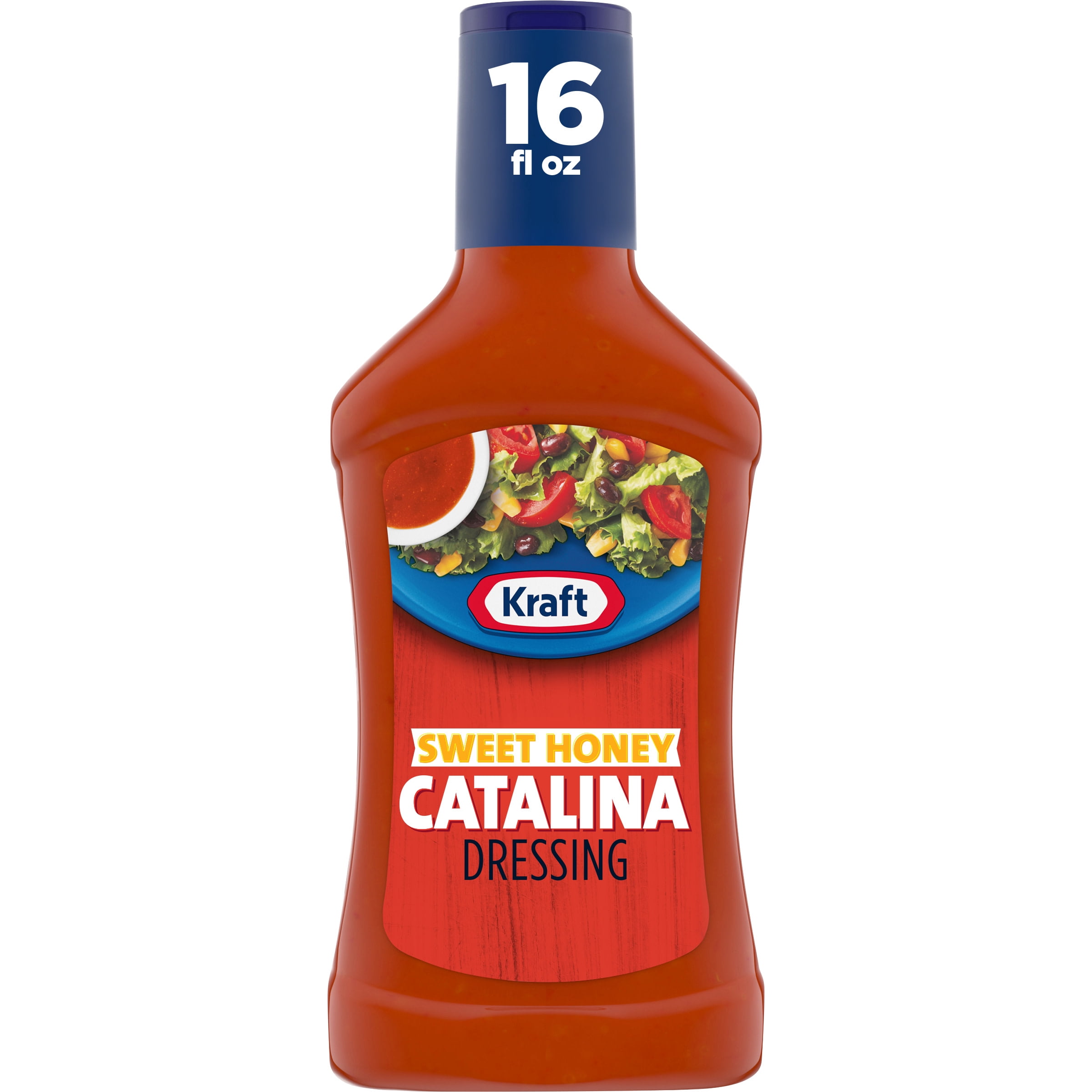 Kraft Sweet Honey Catalina Salad Dressing, 16 fl oz Bottle