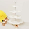 thumbnail image 6 of Efavormart 18" 5-Tier Scallop Edge 27-Cupcake Holder Stand, Dessert Display Tower, 6 of 10