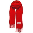 thumbnail image 4 of Unisex Winter Solid Plain Scarves Wool Feel Classic Super Soft Luxurious Scarf - Red, 4 of 5