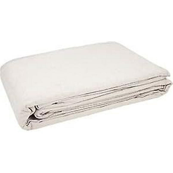 4x5 Canvas Drop Cloths Painters Drop Cloth For Furniture & Floor Protection - All Purpose Thick Cloth Duck Canvas With Sturdy Doub