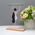 thumbnail image 6 of Ongmies Personalized Acrylic Graduation Plaque – 2025 Erasable Desktop Ornament, Customizable Graduation Gift for Him/Her, Transparent Diy Decoration, 6 of 8