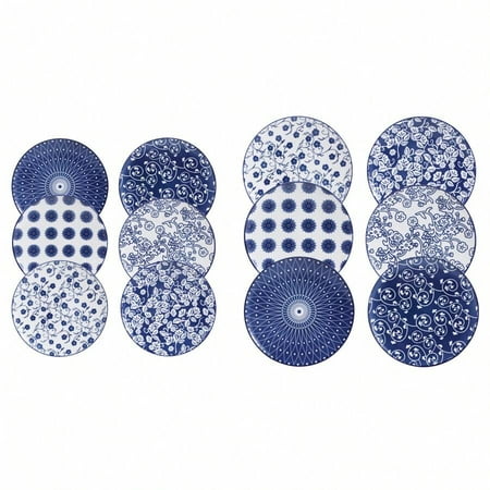 12 Pieces, Ceramic Dinnerware Set For Weddings, Dishwasher & Oven & Microwave Safe, High Quality And Scratch Resistant, Classic And Luxury, Housewarming, Birthday, Anniversary Gift