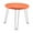 Orange, variant on Luzkey Folded Round Table Trendy Tatami Side Table for Picnic Travel Outdoor Sports White